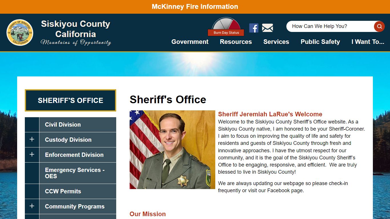 Sheriff's Office | Siskiyou County California